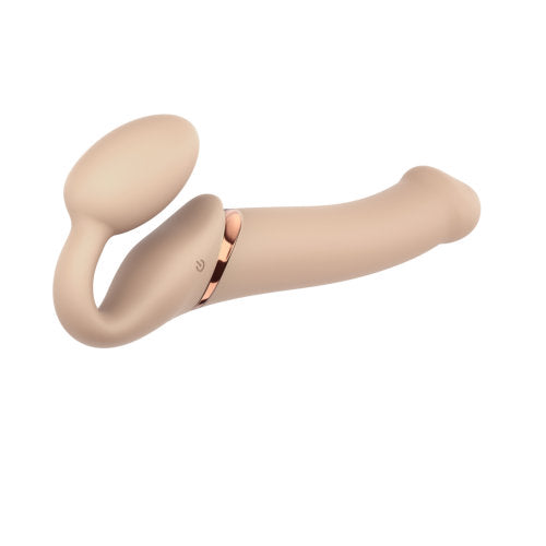 Strap-on-Me Vibrating Strap-On Large Vanilla