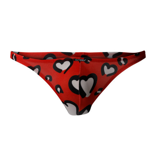 C4M Brazilian Brief Hearts Medium